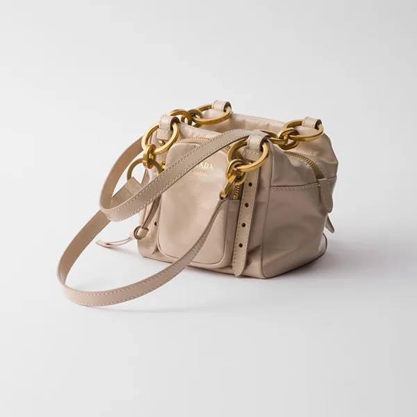 速達発送プラダ 並行輸入品 Dangle レザー トップハンドル ミニバッグ 3色 pld3251155