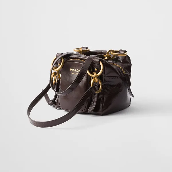 速達発送プラダ 並行輸入品 Dangle レザー トップハンドル ミニバッグ 3色 pld3251155