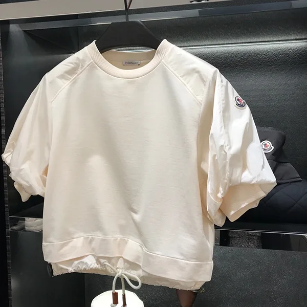 追跡付きで安心届け◆【モンクレール】パフスリーブTシャツ 激安☆2色 K10938C0