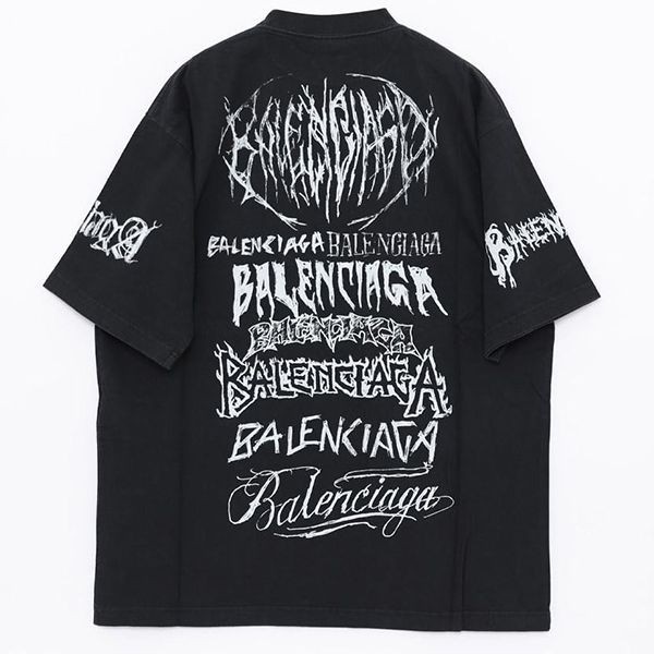 【バレンシアガ】DIY METAL Tシャツ 偽物ラージフィット ha250530