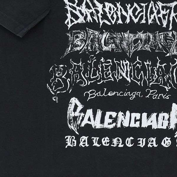【バレンシアガ】DIY METAL Tシャツ 偽物ラージフィット ha250530