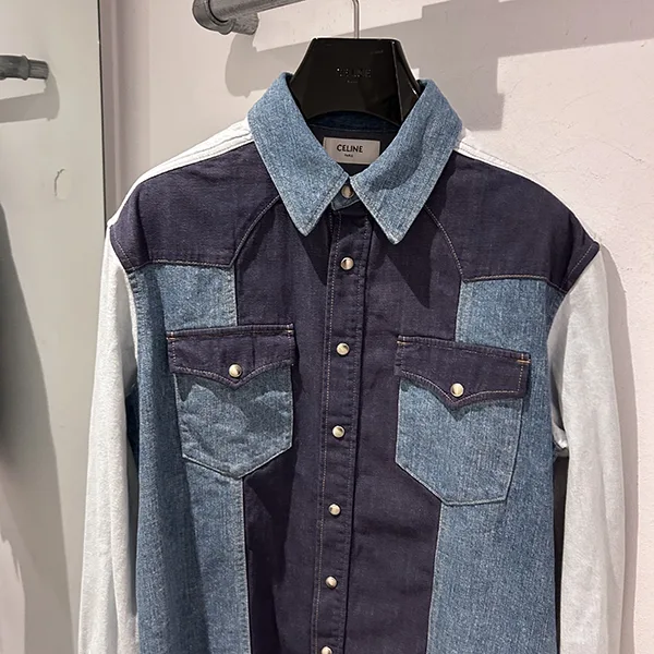 超限定セリーヌ デニムシャツ コピー 2T353521T.08SH