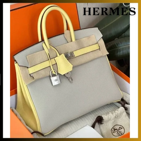 先取り！エルメス バーキン 25【Gris Perle & Jaune Poussin × S金具】h2571611