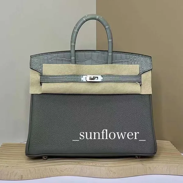お洒落◆エルメス バーキン25cm コピー タッチ グリメイヤー/S金具 h257165
