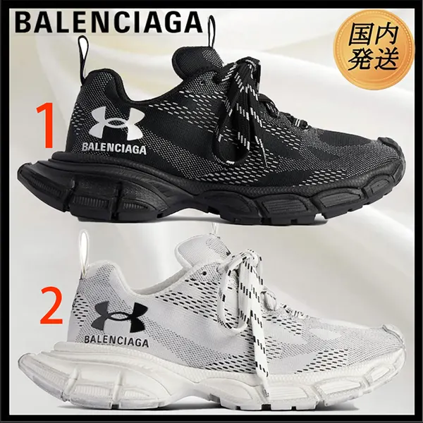 バレンシアガ 3XL UNDER ARMOUR Knit ニット スニーカー 814419W3XUA9010