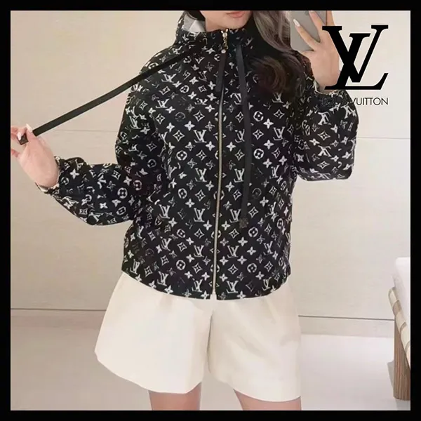 【ゆったりオシャレ♪】ルイヴィトン 偽物★モノグラムパーカ 1AFZH2