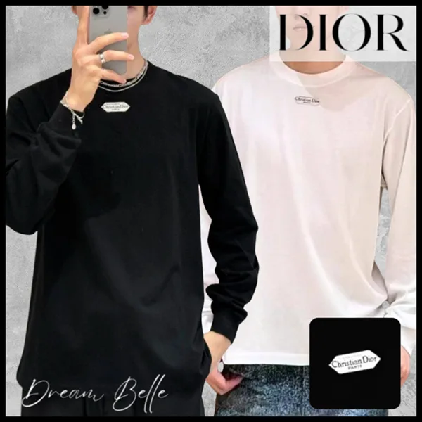 流行り廃りのない【シンプルで使える】ディオール Paris ロング Tシャツ 543J609A0847