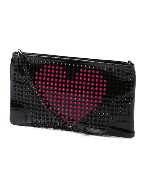 クリスチャン ルブタンコピー 新作パテントカーフ　ショルダー付 クラッチバッグLOUBIPOSH CLUTCH VALENTINES  1155029 B055