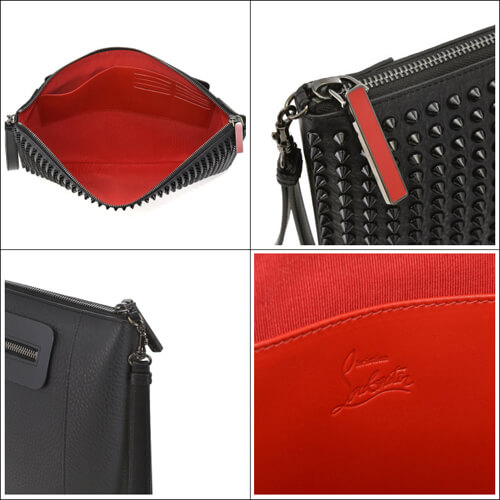 クリスチャンルブタン LOUBOUTIN Peter Pouch クラッチバッグ ブラック 2020年春夏新作 1145048-0001-CM53