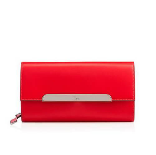 ルブタン コピーChristian Louboutin Rougissime Wallet Cuir　ROUGE DE MARS 16399372