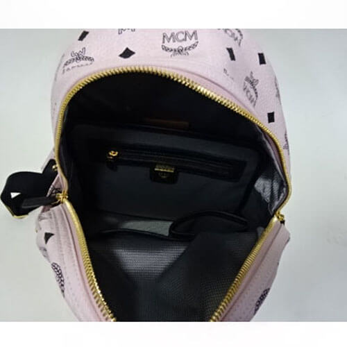 MCM エムシーエム スーパーコピー MMK5SVE37 PH001 ピンク スタッズ BACKPACK リュック