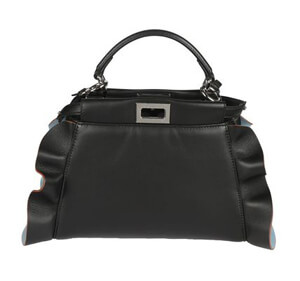 【関税・送料込】フェンディスーパーコピー フェンディ Black Mini Peekaboo Handbag(24349872)