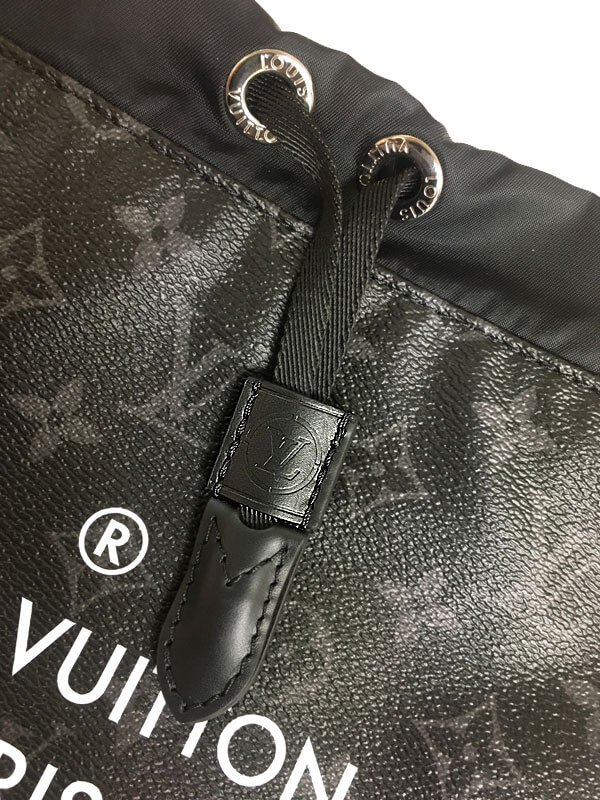 Louis Vuitton x FRAGMENT　2022年最新作（限定）　「ナノバッグ」　モノグラム Eclipse Flash M43418