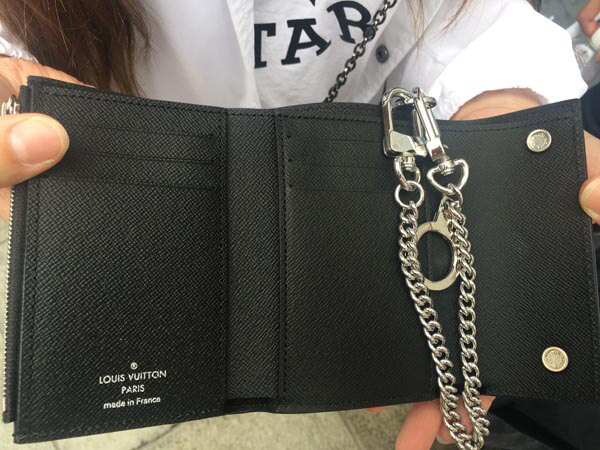 大人気★ ルイヴィトンスーパーコピー シュプリームM67711 CH.CP WALLET チェーンウォレット　三つ折り財布