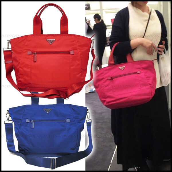 SALE!!★国内発★PRADAプラダスーパーコピー 便利なナイロン2way Bag M★選べる3色 BR5137