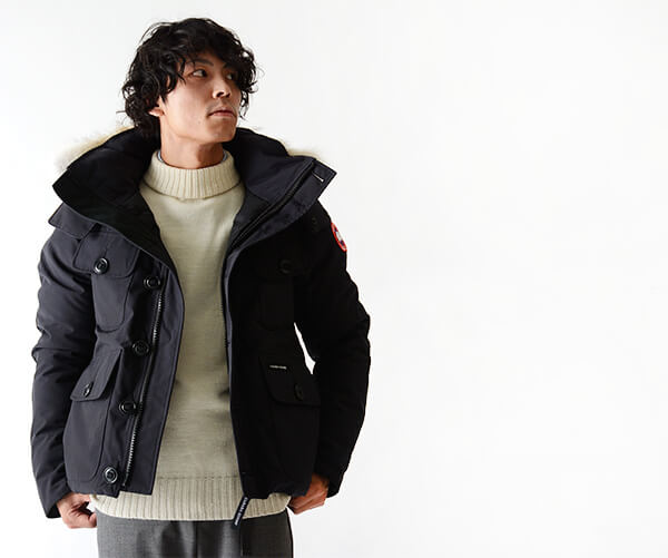 秋冬新作 カナダグース RUSSELL PARKA ラッセルダウン ショートレングス ダウンジャケット ブルゾン 2301JM メンズ