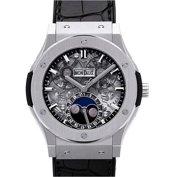 ウブロ HUBLOT アエロフュージョン ムーンフェイズ チタニウム 517.NX.0170.LR