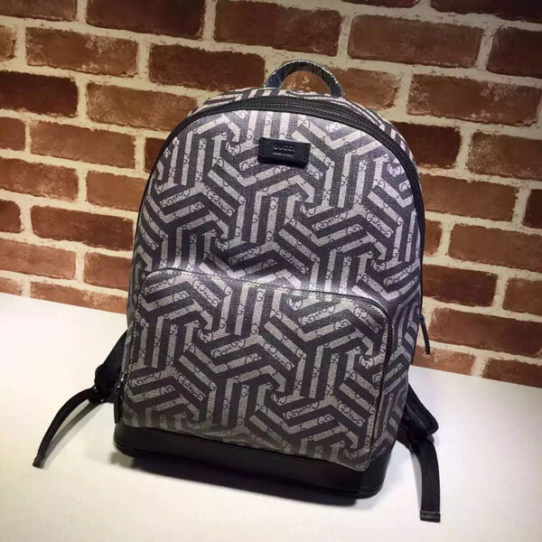 2016/17秋冬新作 【グッチ】グッチコピー ★Calido-print coated-canvas backpack