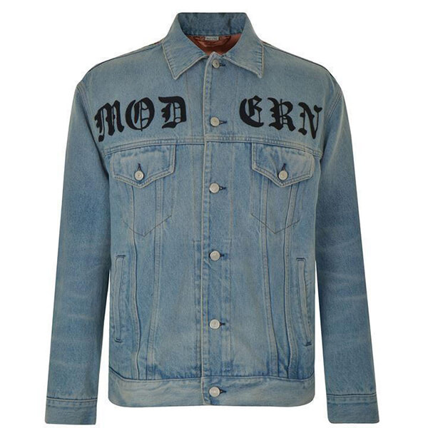 グッチ EMBROIDERED STONE DENIM JACKET デニムジャケット【スーパーコピー】