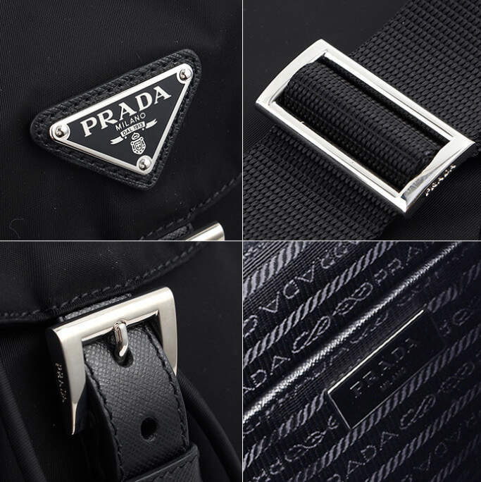 PRADA_正規品 ナイロン バックパック ブラック 1BZ032