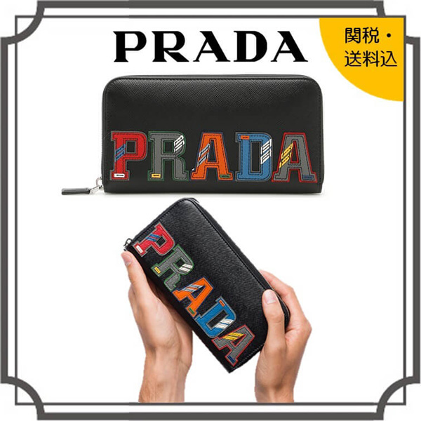 PRADAカラフル ロゴが目を引く長財布 2ML317 2EC4 F0SGI