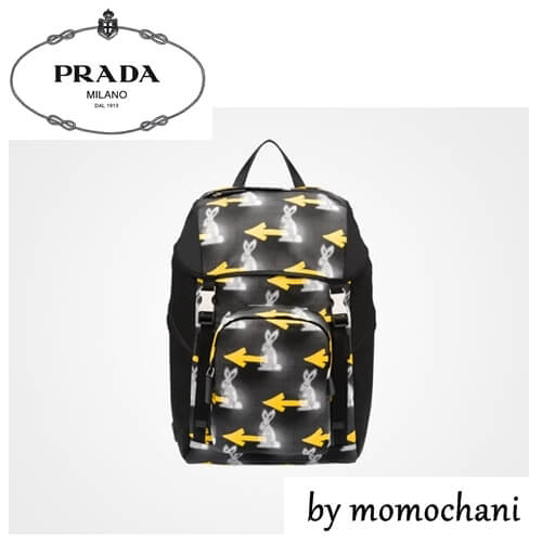 PRADA リュック ラビット柄バックパック2018 2VZ135