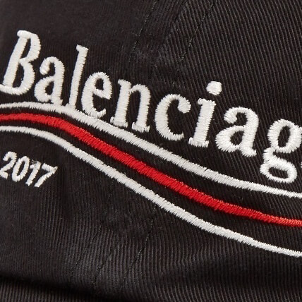 新作 17AW 大人気 BALENCIAG バレンシアガ キャップ コピー ロゴキャップ ブラック