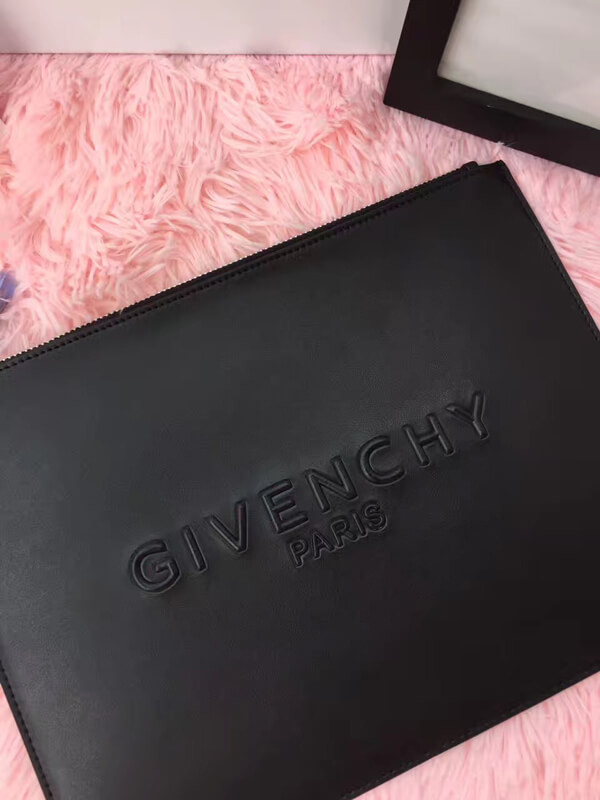 17/18AW ★GIVENCHY ジバンシィスーパーコピー★エンボスロゴ クラッチバッグ