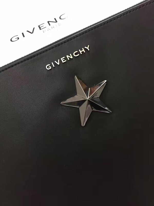 GIVENCHY ジバンシィスーパーコピー 2017新作 シルバースター ラージ クラッチバック_BLACK 06351655 008