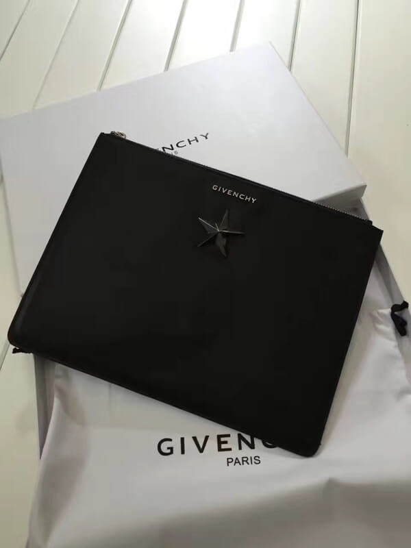 GIVENCHY ジバンシィスーパーコピー 2017新作 シルバースター ラージ クラッチバック_BLACK 06351655 008