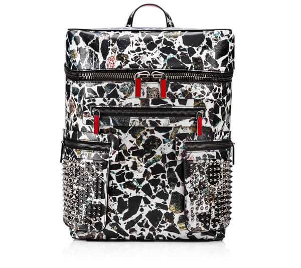 【Christian Louboutin】クリスチャンルブタンバッグスーパーコピー Apoloubi Backpack/Black-White