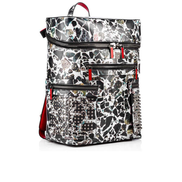 【Christian Louboutin】クリスチャンルブタンバッグスーパーコピー Apoloubi Backpack/Black-White