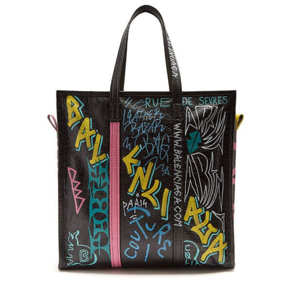 バレンシアガ トートバッグ コピーGRAFFITI BAZAR SHOPPER バッグ