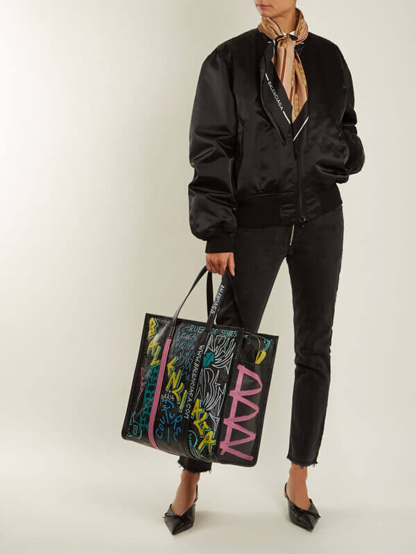 バレンシアガ トートバッグ コピーGRAFFITI BAZAR SHOPPER バッグ