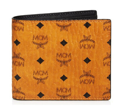 MCM☆クラウス☆ロゴ付き☆二つ折り財布