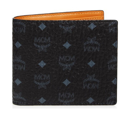 MCM☆クラウス☆ロゴ付き☆二つ折り財布