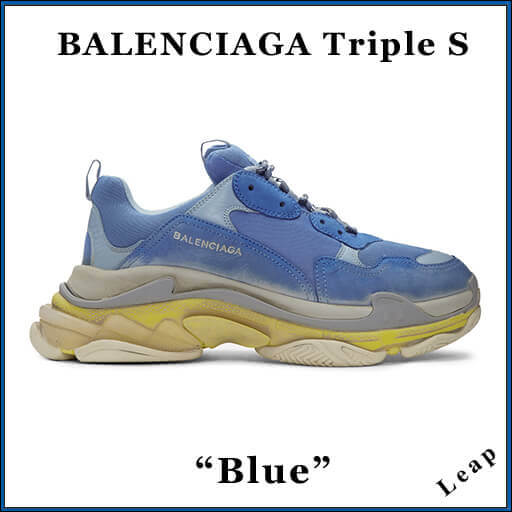 2019新作 バレンシアガスーパーコピー【バレンシアガ】激レア ☆ ゲリラ販売 Triple S Trainer "Blue"