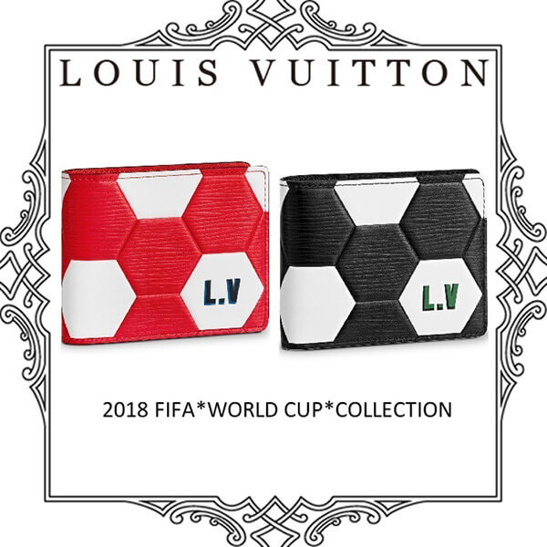 ルイ・ヴィトン FIFA W杯限定 ポルトフォイユスレンダー すぐ届く M63293/M63228