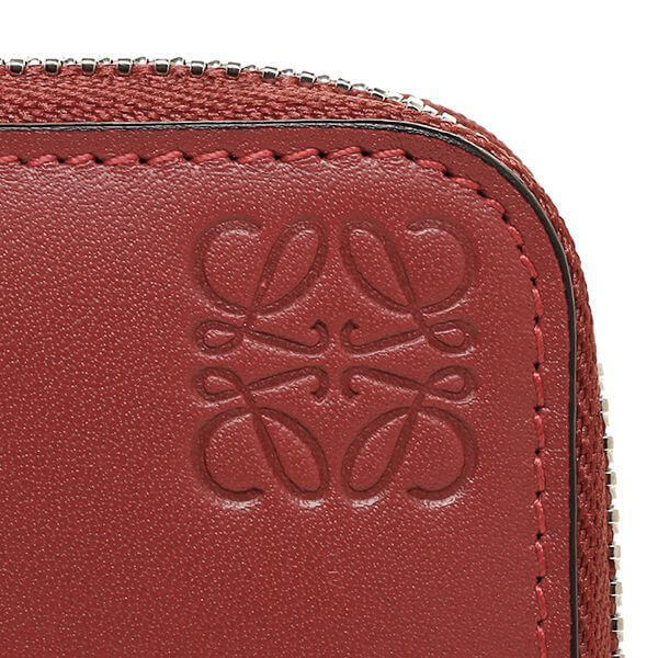 ロエベ 財布 AROUND WALLET BRICK RED