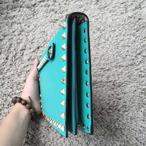 2018AW ヴァレンティノ ヴァレンティノスーパーコピー Rockstud leather clutch IW10B0399NWB