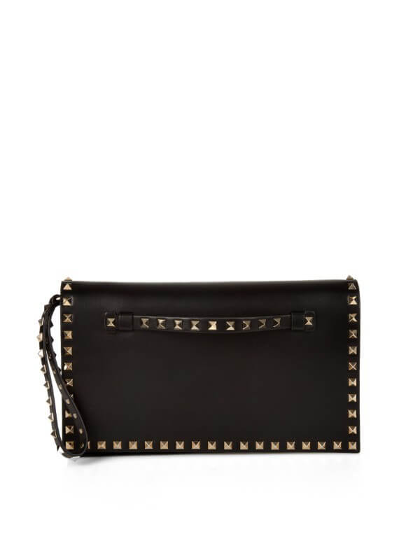 2018年春夏 ヴァレンティノ ヴァレンティノスーパーコピー Rockstud leather clutch