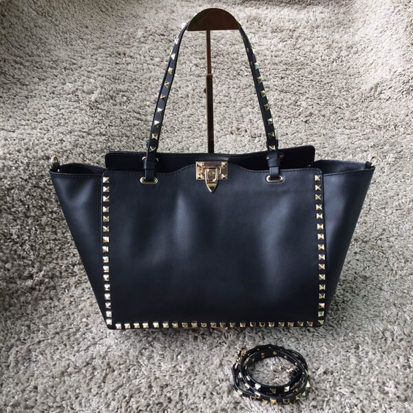 15AW V230 ヴァレンティノ ヴァレンティノスーパーコピー "Rockstud" tube small trapeze tote IW9B1399NWB