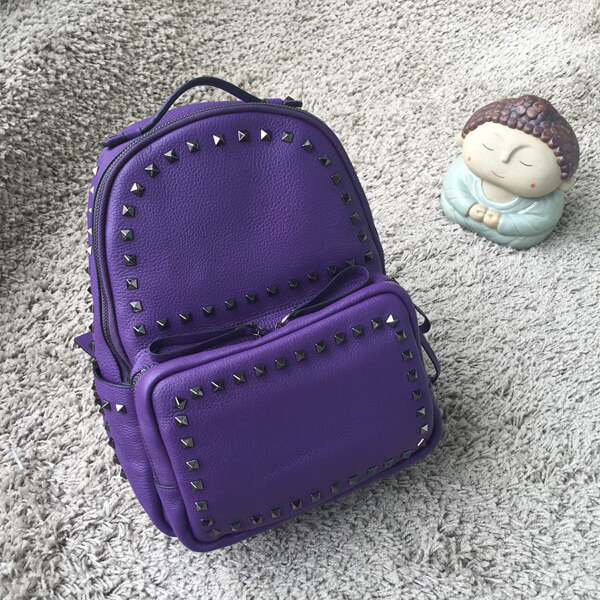 18SS ヴァレンティノ ヴァレンティノスーパーコピー　バックパック　大 Purple！