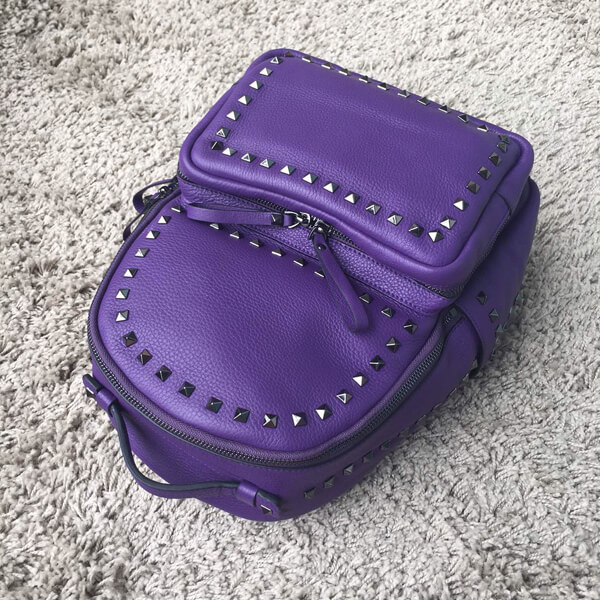 18SS ヴァレンティノ ヴァレンティノスーパーコピー　バックパック　大 Purple！