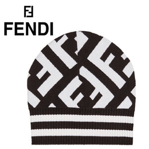 【18AW】大注目!!★フェンディスーパーコピー ★FF logo beanie