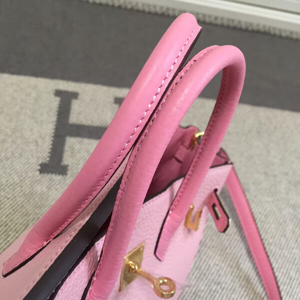 エルメスバーキン コピー 25 エルメス Pink ゴールド金具 エルメス 新品