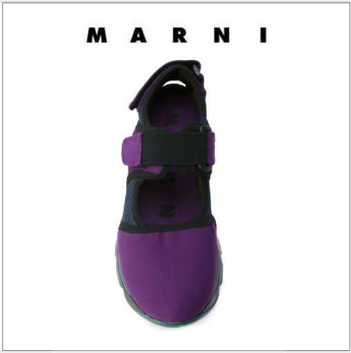 2018人気新作 MARNI(マルニスニーカーコピー)秋色 ベルクロ留め★スニーカー