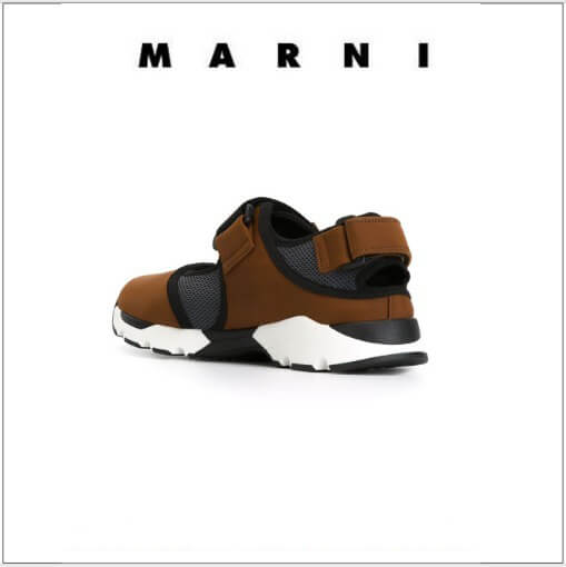 2018人気新作 MARNI(マルニスニーカーコピー)秋色 ベルクロ留め★スニーカー