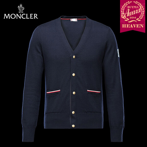 TOPセラー賞受賞！16/17秋冬┃MONCLER★CARDIGAN┃ダークブルー