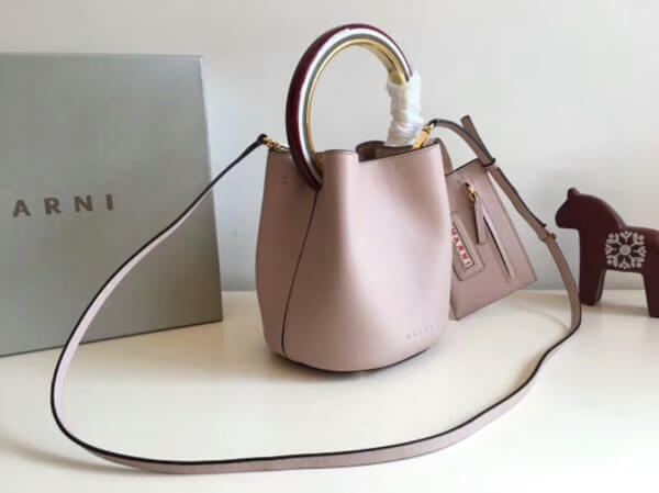 18-19AW マルニスーパーコピー MARNI M499 PANNIER BUCKET BAG IN CALF LEATHER SCMPU09T15LV68800C31